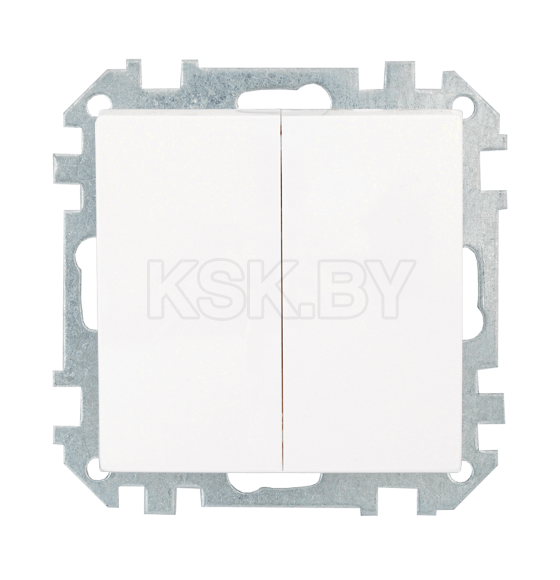 Выключатель 2-кл. с/у 10А (безвинтовые зажимамы) белый Стиль Bylectrica С5 10-539 (С5 10-539) 