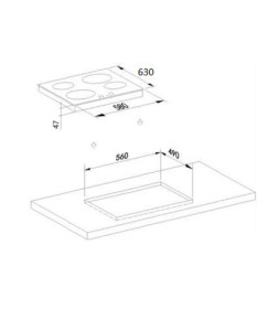Панель варочная электрическая Weissgauff HV 640 BA