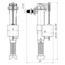 Арматура боковая 3/8 пластик WC5030 АНИ пласт (WC5030) 