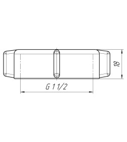 Гайка накидная 1 1/2 диам.40мм (M440)