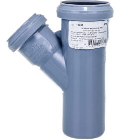 Тройник канализационный РосТурПласт РосТурПласт внутренний ПП 50/40х45° 