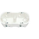 Коробка установочная двухместная (подрозетник) для гипсокартона (с саморезами) 155х76х45,5 мм К-219 Bylectrica (К-219 исп.1) 