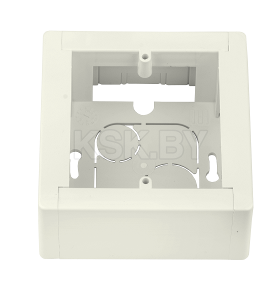 Коробка установочная (подрозетник) для кабель-канала 88х88х42,5 мм бежевый К-440 Bylectrica (К-440 бежевый) 