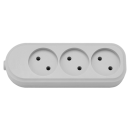Розетка штепсельная переносная трехместная серый Bylectrica Р16-9161 (Р16-9161 серый) 