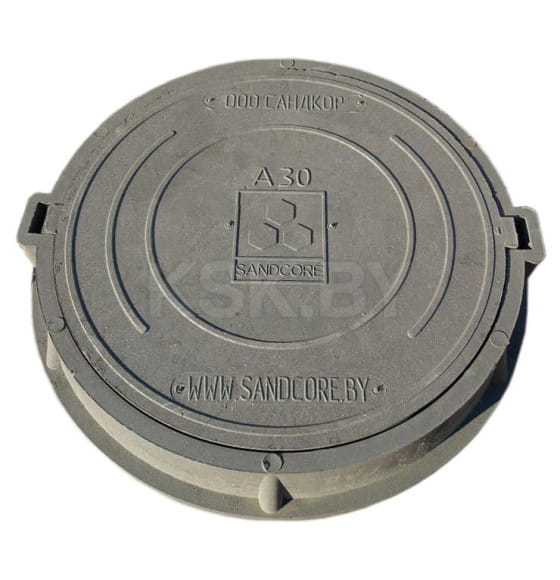 Люк полимерный ЛЁГКИЙ (А30) 745х110мм, черный