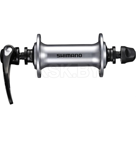 Втулка передняя Shimano RS300, 32 отверстия, QR 129 мм, серебристый (8046) 