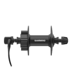 Втулка передняя Shimano TX506, 36 отверстий, 6-болтов, QR, OLD 100 мм, черный, EHBTX506AAL