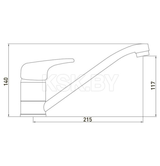 Смеситель для кухни Gross Aqua Optima, 3509511C-G0146 (3509511C-G0146) 