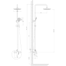 Душевая система Voda  VST3300-4 ( VST3300-4) 