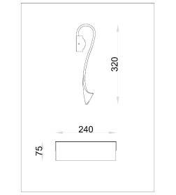 Настенный светильник Arte Lamp GRAPPOLO A2283AP-1GO