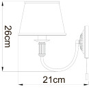 Бра Arte Lamp ALICE A3579AP-1AB (A3579AP-1AB) 