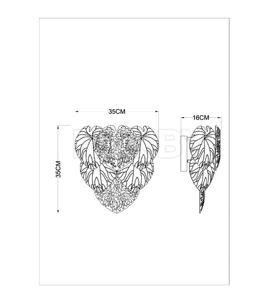 Настенный светильник Arte Lamp KAPRI A4078AP-2GO (A4078AP-2GO) 