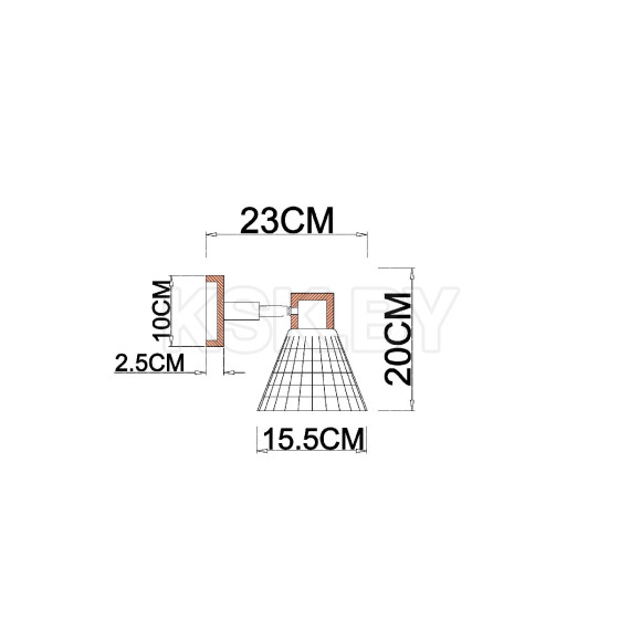 Бра Arte Lamp MELEPH A4096AP-1BR (A4096AP-1BR) 