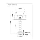 Декоративная настольная лампа Arte Lamp JESSICA A4062LT-1CC (A4062LT-1CC) 