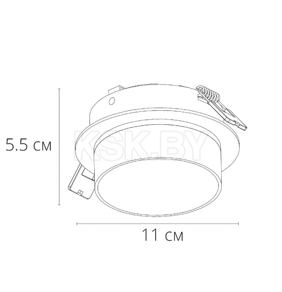 Точечный встраиваемый светильник Arte Lamp IMAI A2264PL-1WH (A2264PL-1WH) 