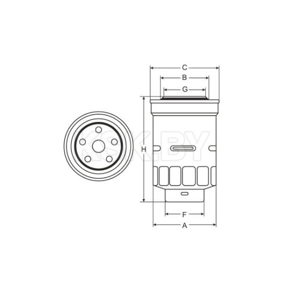 Фильтр топливный SCT ST 307 (ST 307) 