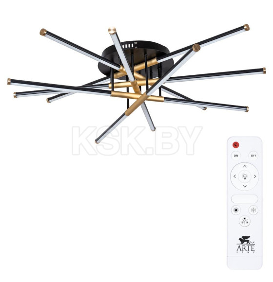 Потолочная люстра Arte Lamp FERNANDO A2199PL-6BK (A2199PL-6BK) 