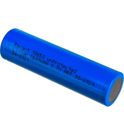 Аккумулятор 18650 unprotected Li-ion 2600 mAH Rexant 30-2020