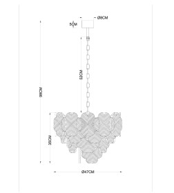 Подвесная люстра Arte Lamp MALLIKA A4077LM-6GO