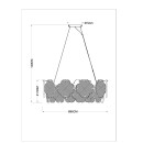 Подвесная люстра Arte Lamp MALLIKA A4077SP-7GO (A4077SP-7GO) 
