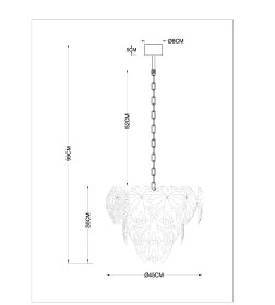 Подвесная люстра Arte Lamp KAPRI A4078LM-6GO