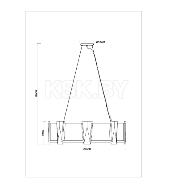 Подвесная люстра Arte Lamp GRATO A4079LM-8CC (A4079LM-8CC) 