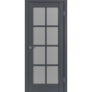 Дверное полотно Emalex ER1 ДО Onyx,white cloud 2000х900х35мм