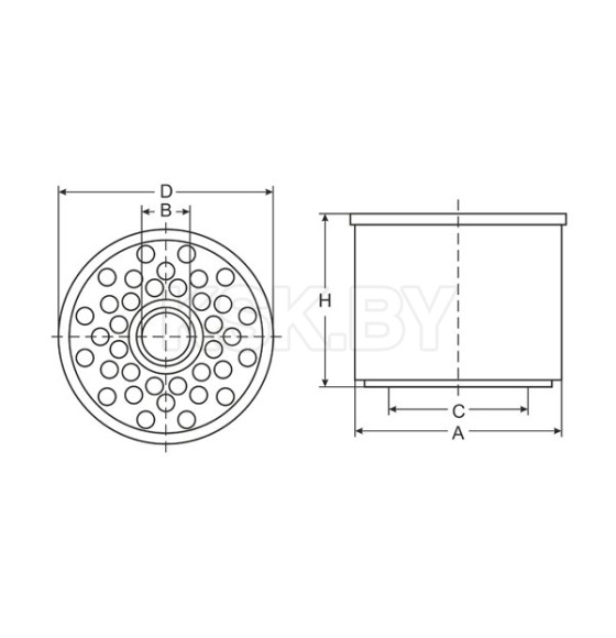 Фильтр топливный SCT ST 702 A (ST 702) 