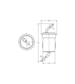 Фильтр топливный SCT ST 710