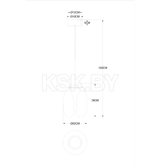 Светильник подвесной Divinare CAMPO 5874/07 SP-8 (5874/07 SP-8) 