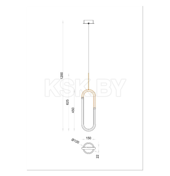 Светильник подвесной Arte Lamp LUMINO A2233SP-20BK (A2233SP-20BK) 