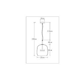 Светильник подвесной Arte Lamp PADOVA A2404SP-23SM