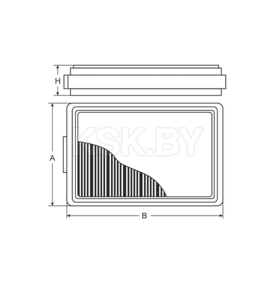 Фильтр воздушный SCT SB 2151 (SB 2151) 