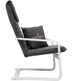 Кресло-качалка Calviano Soft 1 серое