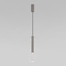 Подвесной светодиодный светильник со стеклянным плафоном 50253/1 LED графит Eurosvet (a063276) 