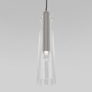 Подвесной светодиодный светильник со стеклянным плафоном 50253/1 LED графит Eurosvet (a063276) 