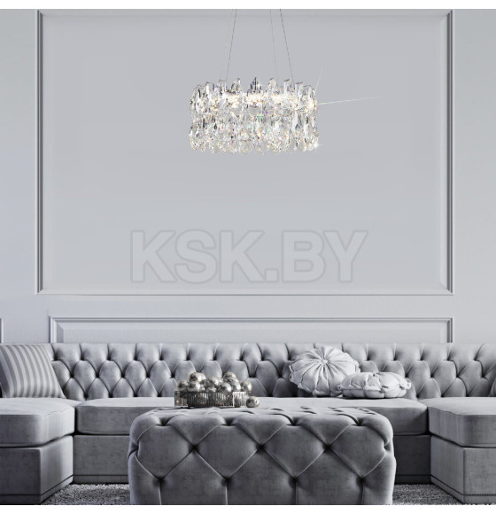 Подвесная светодиодная люстра с хрусталем 90370/1 Strotskis Bogate's (a065694) 