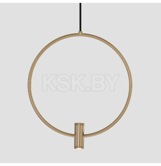 Подвесной светодиодный светильник 50257/3 LED черный/ латунь Eurosvet (a065629) 