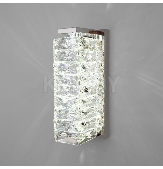 Настенный светильник с хрусталем 40259 LED хром Eurosvet (a065321) 