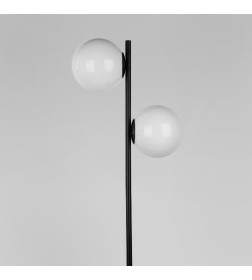 Напольный светильник с мраморным основанием 01158/2 черный Eurosvet