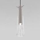Подвесной светодиодный светильник со стеклянным плафоном 50254/1 LED графит Eurosvet (a063279) 