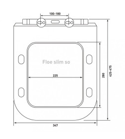 Комплект Berges (Инсталляция NOVUM525, кнопка F3 хром глянец, унитаз Floe Rimless, сидение Floe Slim SO)