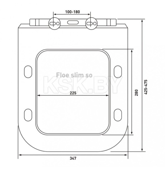 Комплект Berges (Инсталляция NOVUM525, кнопка L1 белая, унитаз FLOE Rimless, сидение Floe Slim SO) (043284) 