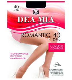 Колготки женские 1447 Брестские DEA MIA ROMANTIC 40, р. 6 NERO