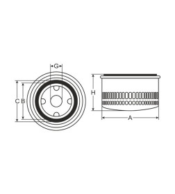 Фильтр масляный SCT SM 127