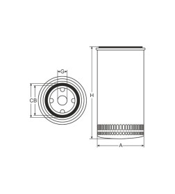 Фильтр масляный SCT SM 146