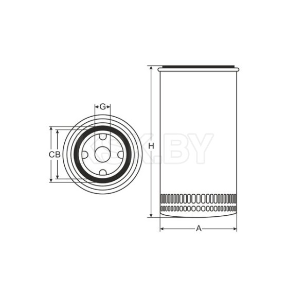 Фильтр масляный SCT SM 146 (SM 146) 