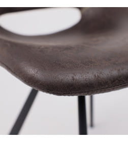 Стул  DILAN, графит/черный