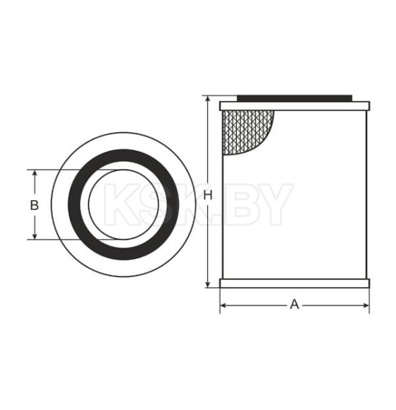 Фильтр воздушный SCT SB 029 (SB 029) 