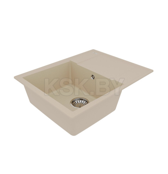 Мойка кухонная из кварцгранита бежевый Lemark IMANDRA 640 (9910020) 
